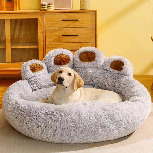 BEARREST – Kuscheliges Hundebett in Bärenpfotenform