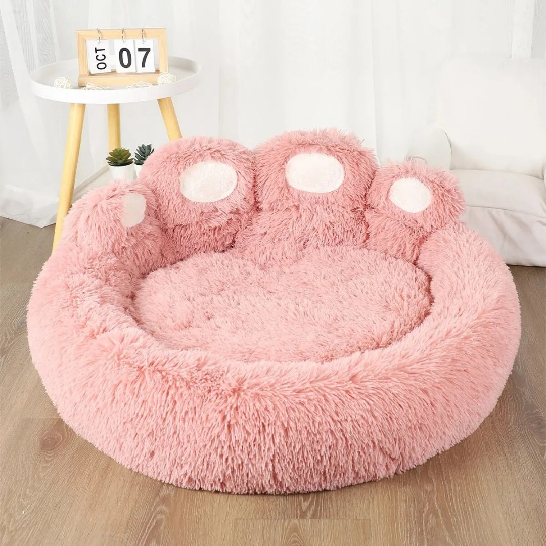BEARREST – Kuscheliges Hundebett in Bärenpfotenform