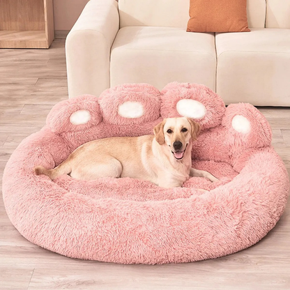 BEARREST – Kuscheliges Hundebett in Bärenpfotenform