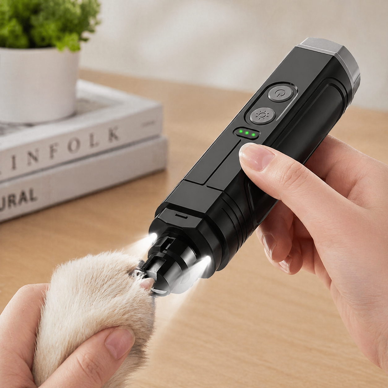 TRIMPRO – Elektrischer Nagelschleifer mit LED